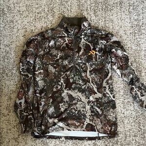 First Lite Camouflage Quarter-Zip Pullover